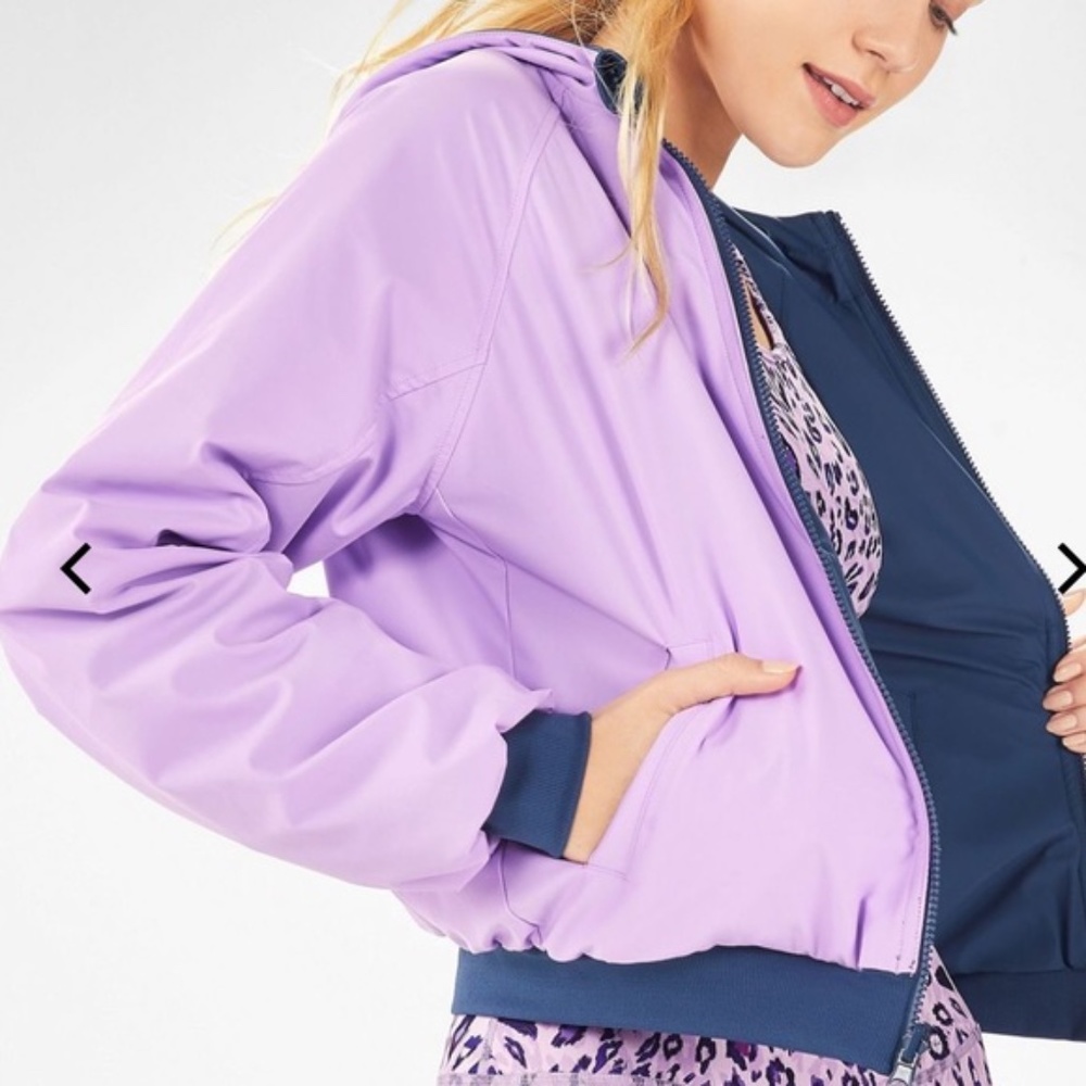 Fabletics Reversible Jacket, Size L - image 2